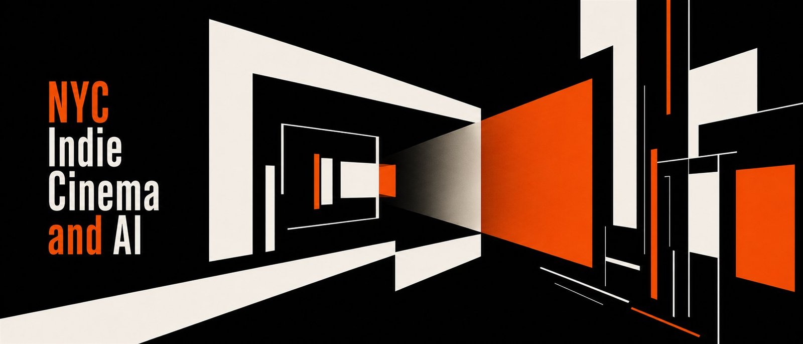 NYC Indie Cinema and AI - a constructivist projection corridor